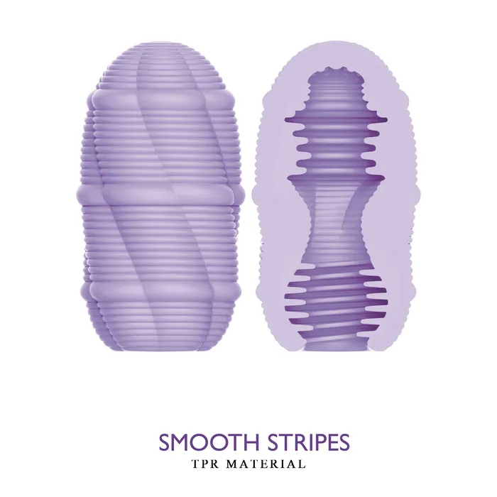 Pretty Love Vibrators Pretty Love Smooth Stripes CupidX Purple