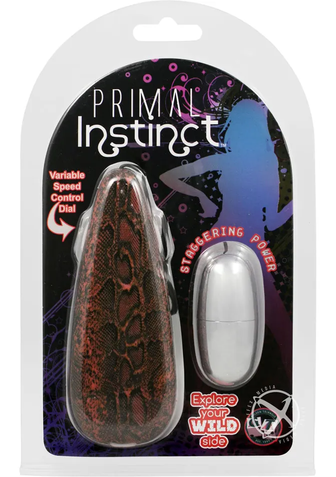 Primal Instinct Bullet with Remote Control Primal Instinct Female Sex Toys