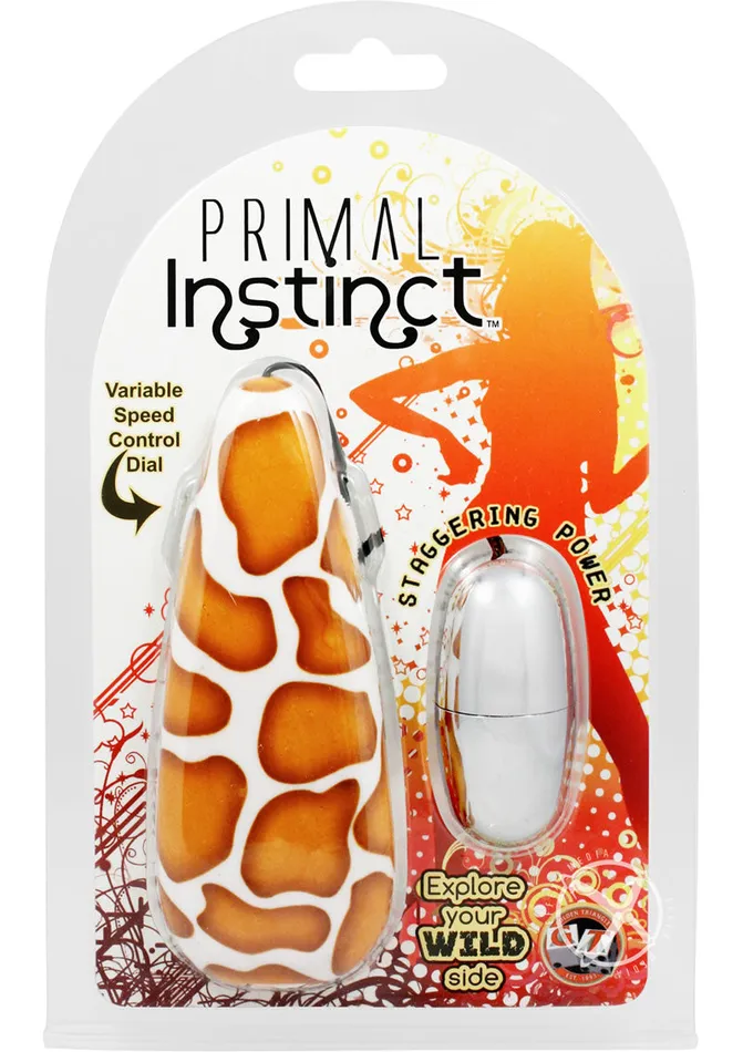Primal Instinct Bullet with Remote Control Primal Instinct Female Sex Toys