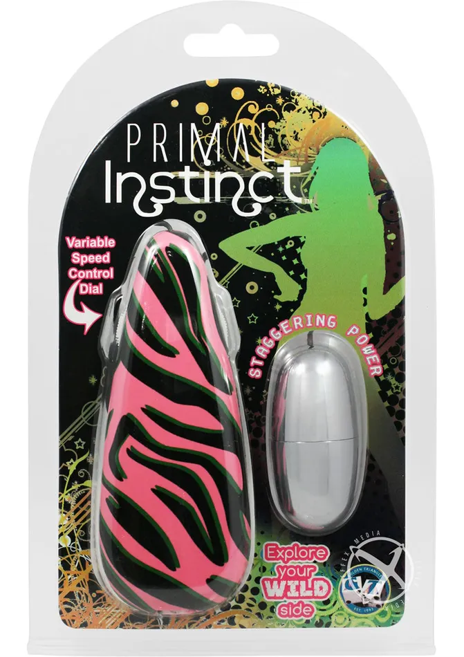 Primal Instinct Bullet with Remote Control Primal Instinct Female Sex Toys