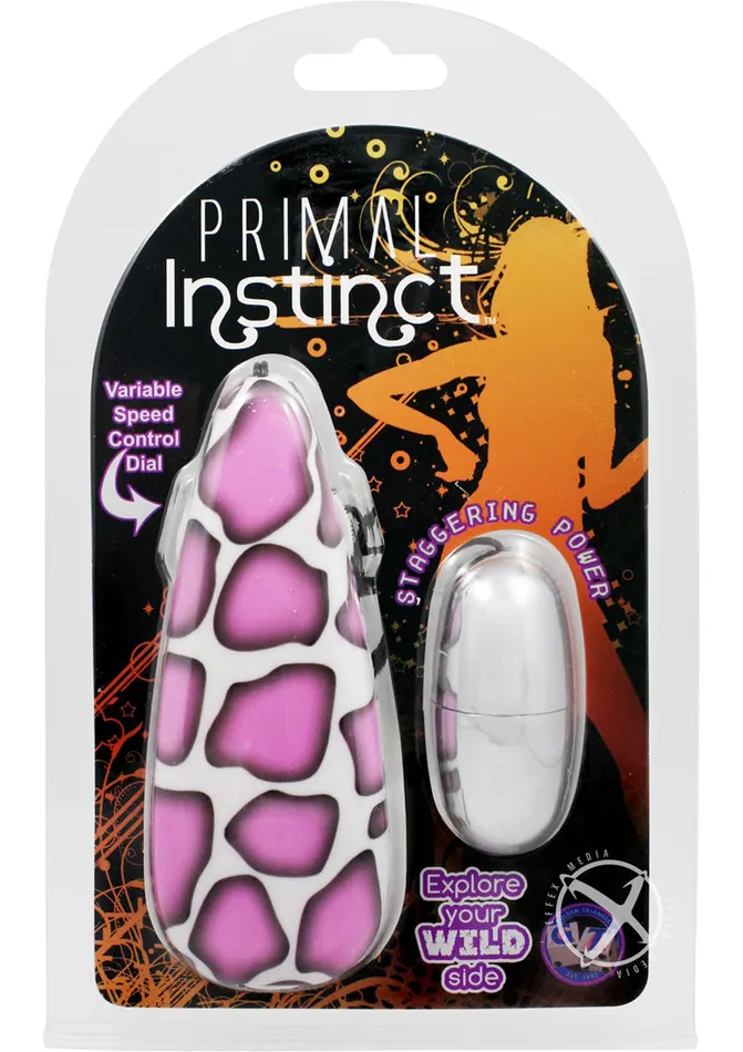Primal Instinct Bullet with Remote Control Primal Instinct Female Sex Toys