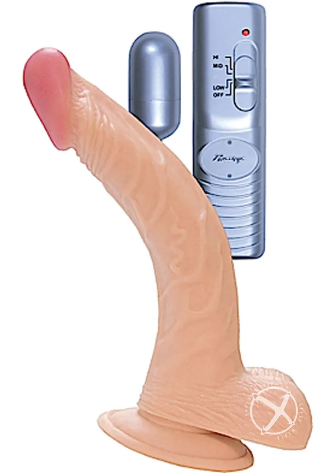 Real Skin All American Whoppers Vibrating Dildo with Balls Whoppers Dildos