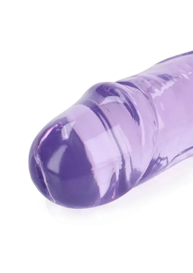Realrock Crystal Clear Double Dong Real Rock Dildos
