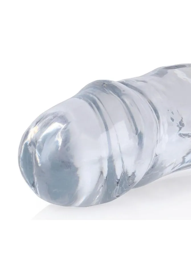 Realrock Crystal Clear Double Dong Real Rock Dildos