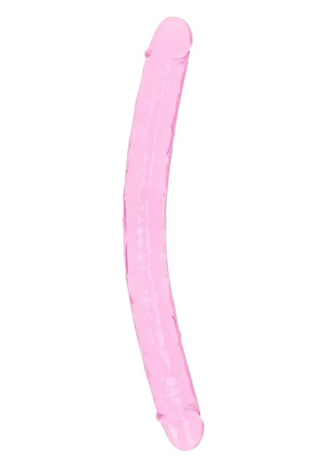 Realrock Crystal Clear Double Dong Real Rock Dildos