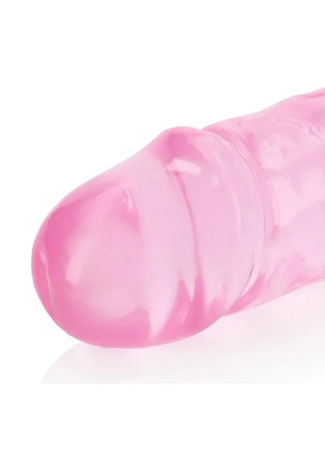 Realrock Crystal Clear Double Dong Real Rock Dildos