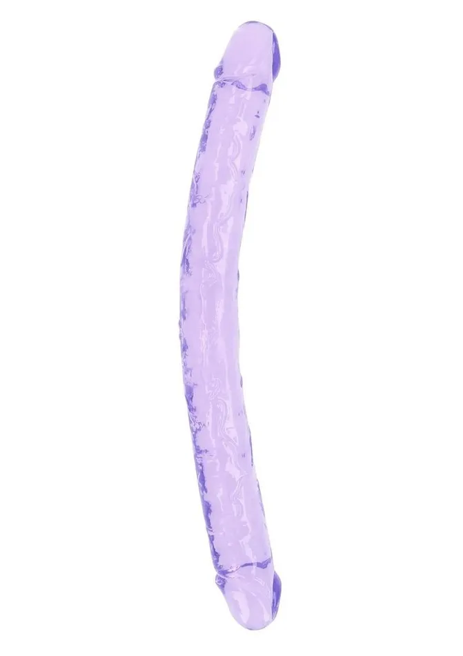Realrock Crystal Clear Double Dong Real Rock Dildos