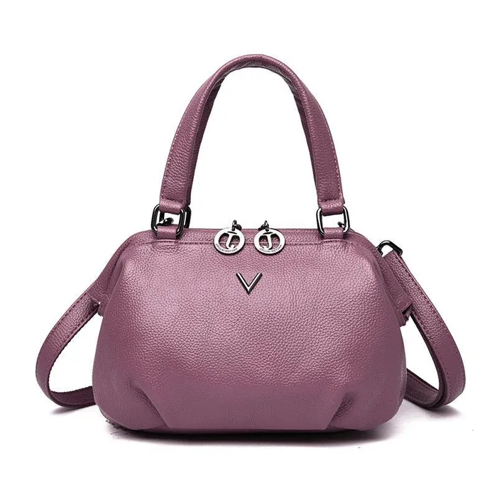 Restraints Summer Small Tote Genuine Leather Luxury Handbags Women Bags cj