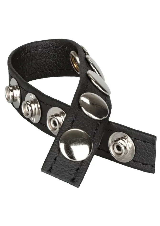 Rings Male Sex Toys Leather MultiSnap Cock Ring Rings Male Sex Toys Leather MultiSnap Cock Ring