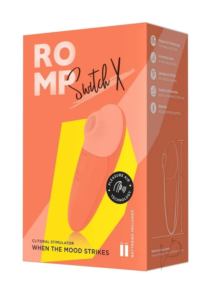 Romp Female Sex Toys Romp Switch X Clitoral Air Stimulator