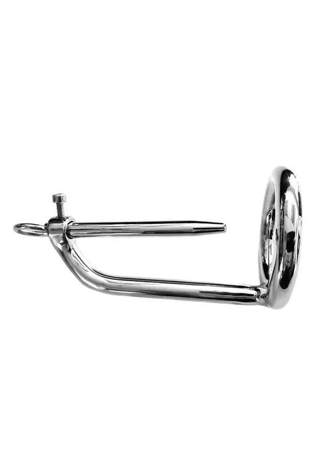 Rouge Male Sex Toys Rouge Chastity Cock Ring and Urethral Probe Stainless