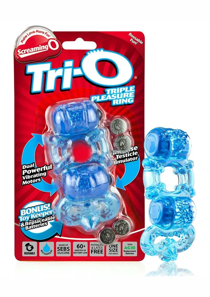 Screaming O Male Sex Toys TriO Triple Pleasure Ring