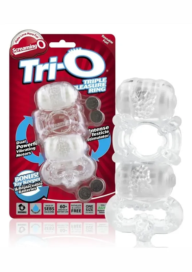 Screaming O Male Sex Toys TriO Triple Pleasure Ring