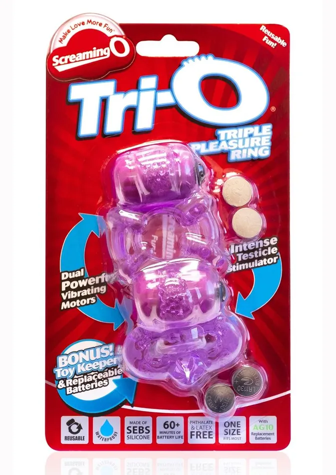 Screaming O Male Sex Toys TriO Triple Pleasure Ring