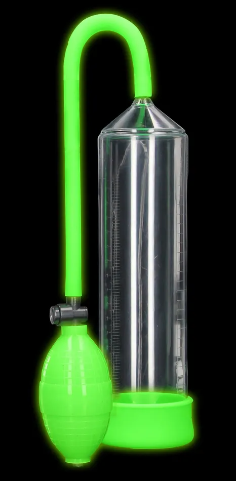 Shots Ouch Classic Penis Pump Glow in the Dark Male Sex Toys Shots Ouch Classic Penis Pump Glow in the Dark Male Sex Toys