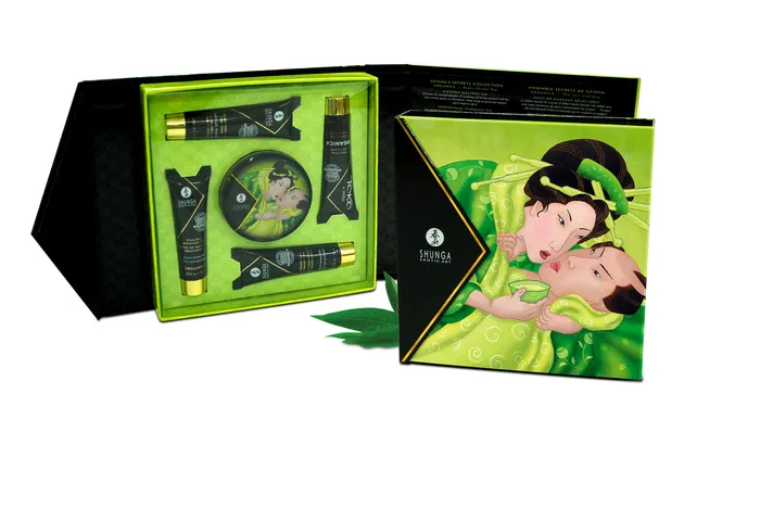 Shunga Anal Geishas Secrets Gift Set Organica Exotic Green Tea Shunga Anal Geishas Secrets Gift Set Organica Exotic Green Tea