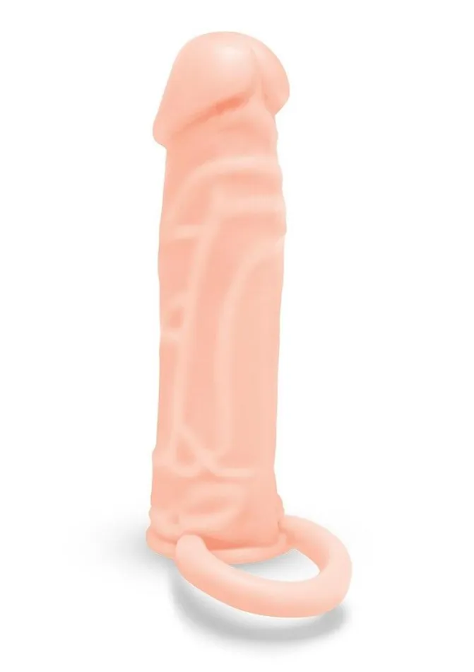 Size Up Male Sex Toys Size Up Silicone Realistic Penis Extender with Ball Loop