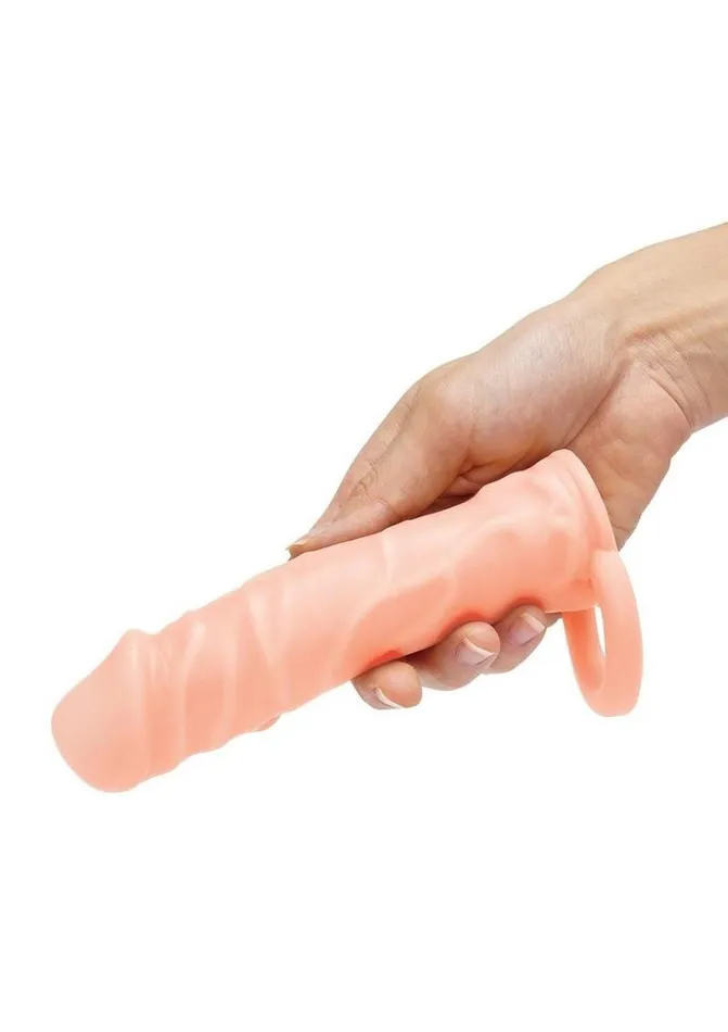 Size Up Male Sex Toys Size Up Silicone Realistic Penis Extender with Ball Loop