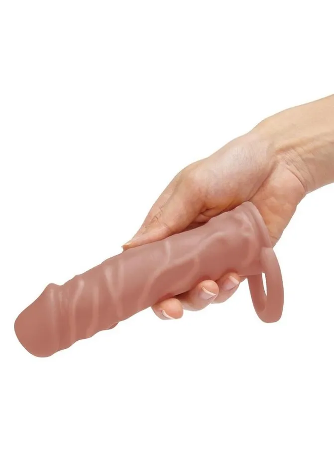 Size Up Male Sex Toys Size Up Silicone Realistic Penis Extender with Ball Loop