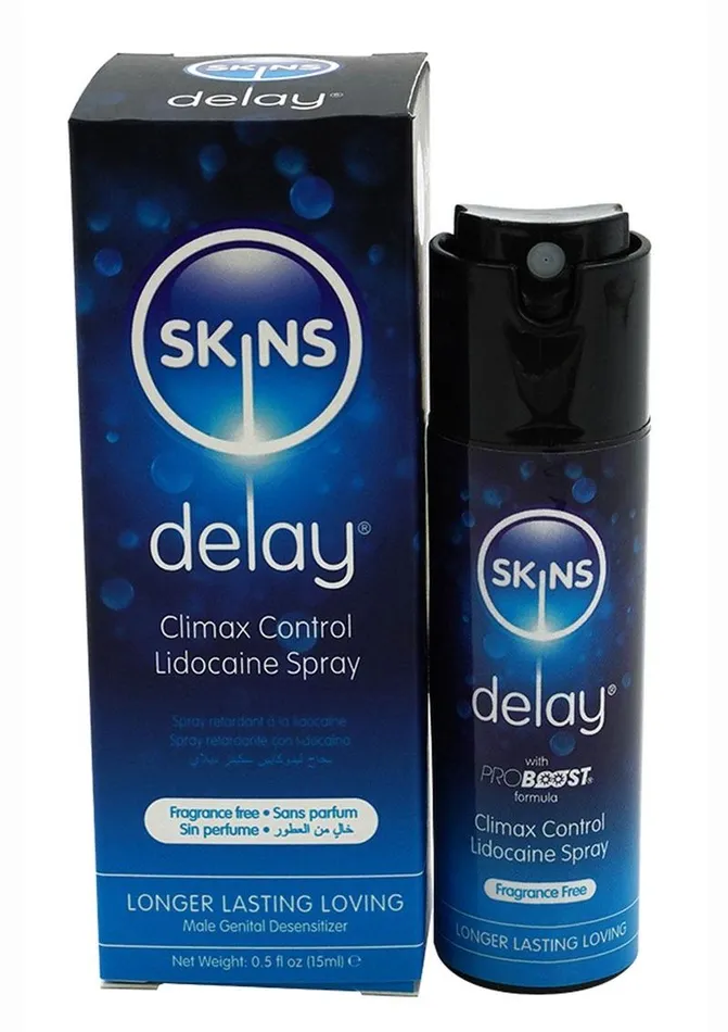 Skins Vibrators Skins Lidocaine Delay Spray