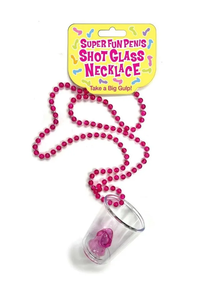 Super Fun Penis Shot Glass Necklace Candyprints Party Male Sex Toys