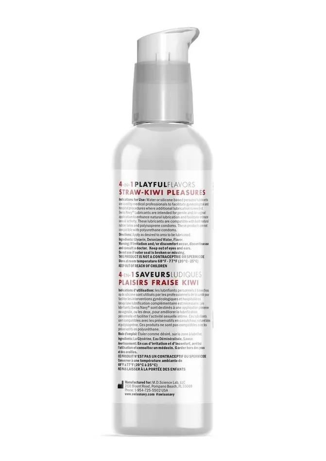 Swiss Navy Female Sex Toys Swiss Navy 4 In 1 Flavored Lubricant 4oz StrawberryKiwi Pleasure Swiss Navy Female Sex Toys Swiss Navy 4 In 1 Flavored Lubricant 4oz StrawberryKiwi Pleasure