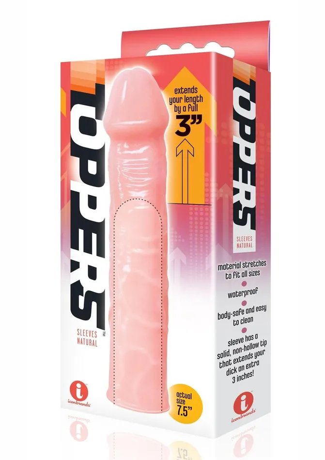 THE 9S Male Sex Toys The 9s Toppers Extender Sleeve Adds THE 9S Male Sex Toys The 9s Toppers Extender Sleeve Adds
