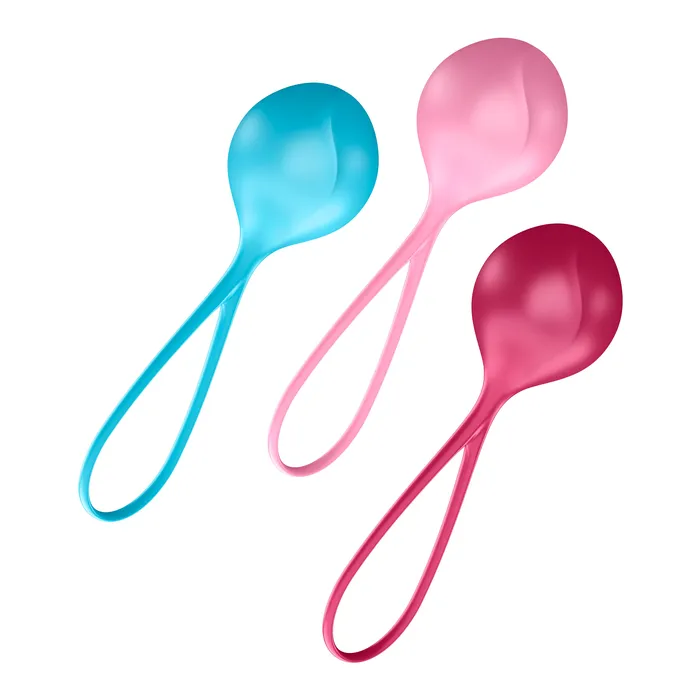 The Toolshed AU Vibrators Satisfyer Loveballs Strengthening Balls 3 Pc