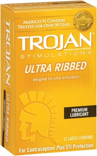 Trojan Condoms Female Sex Toys Trojan Stimulations Ulta Ribbed 12 Pack Trojan Condoms Female Sex Toys Trojan Stimulations Ulta Ribbed 12 Pack