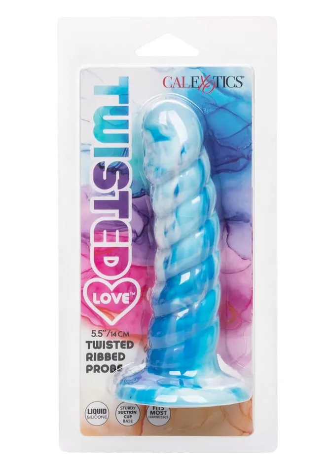 Twisted Love Twisted Ribbed Probe Silicone Anal Probe Twisted Love Male Sex Toys