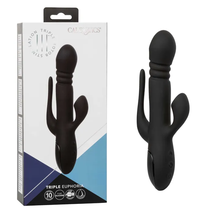 Vibrators CalExotics Iii Triple Euphoria Black Vibrators CalExotics Iii Triple Euphoria Black