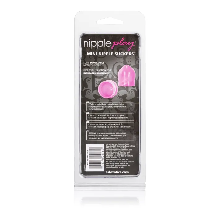 Vibrators CalExotics Nipple Play Mini Nipple Suckers Pink Vibrators CalExotics Nipple Play Mini Nipple Suckers Pink