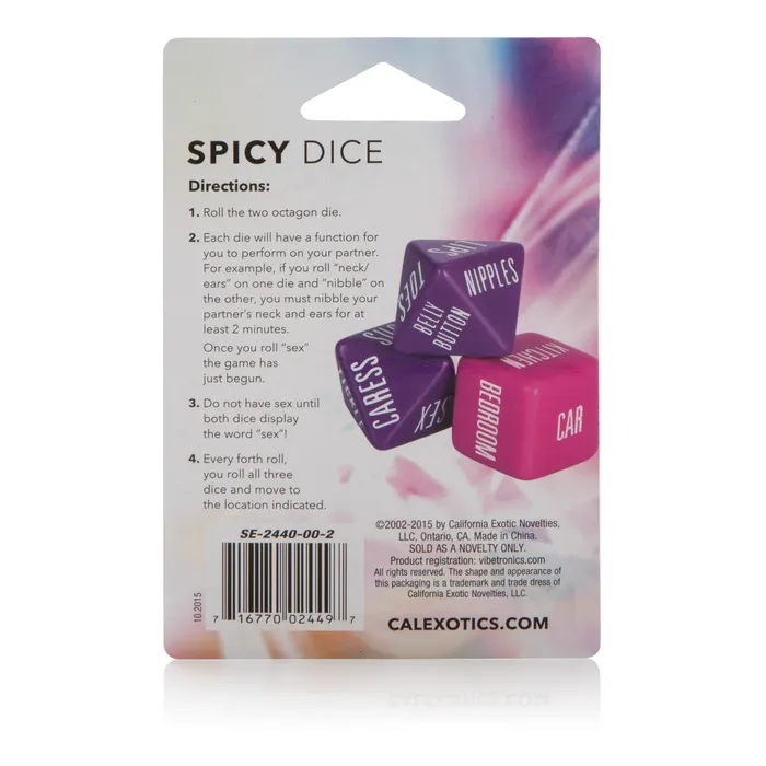 Vibrators CalExotics Spicy Dice Vibrators CalExotics Spicy Dice