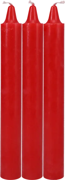 Vibrators Doc Johnson Japanese Drip Candles 3 Pack Red