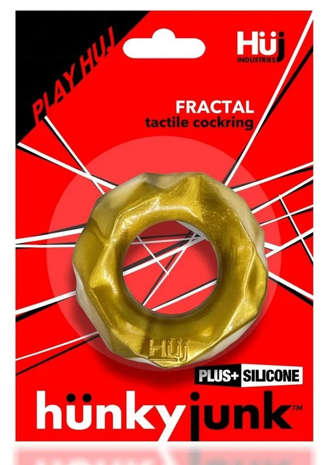 Vibrators Hunkyjunk Hunkyjunk Fractal Tactile Cockring Bronze