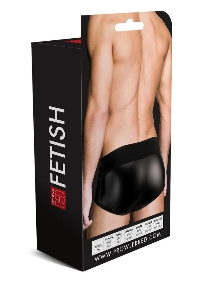 Vibrators Prowler Red Prowler Red Wetlook Brief Blk Md