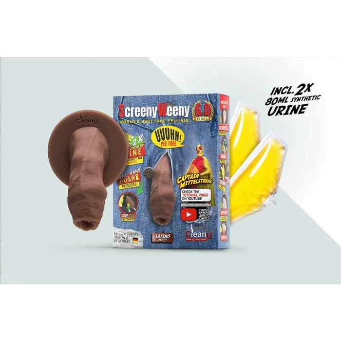 Vibrators Screeny Weeny 60 Uncut Latino Brown ScreenyWeeny