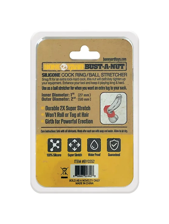 Vibrators The Toolshed AU Bust a Nut Cockring Red