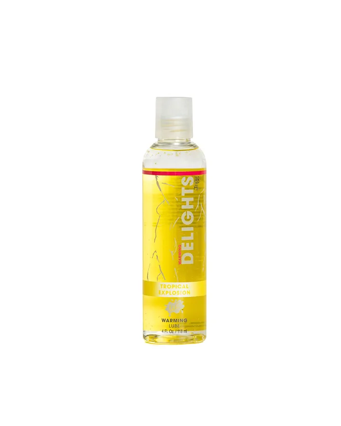 Warming Delight Tropical Explosion Flavored Lube 4 Oz Wet Female Sex Toys