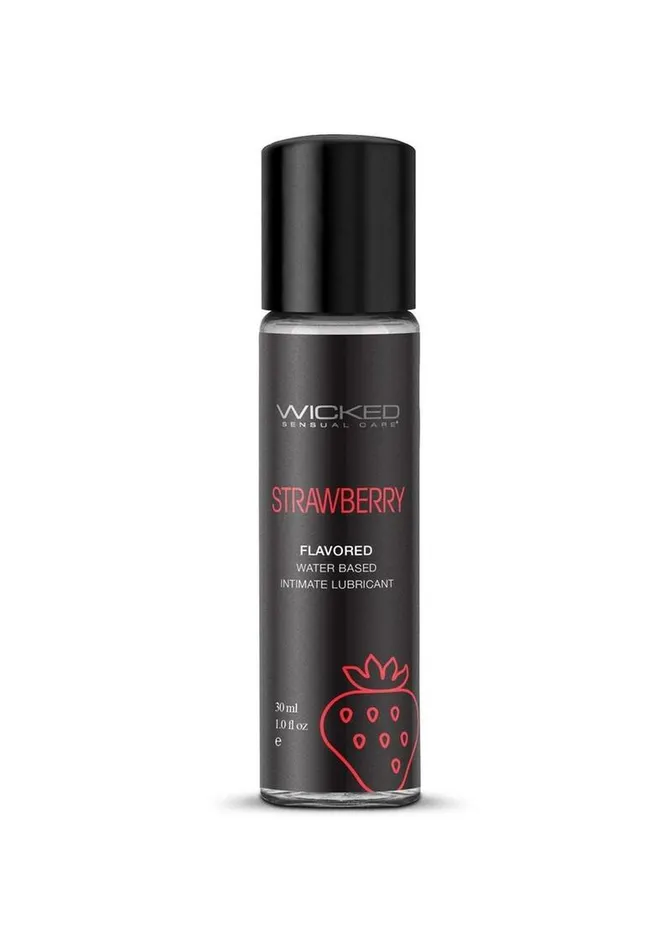 Wicked Aqua Wicked Aqua Water Based Flavored Lubricant Strawberry Lubricants