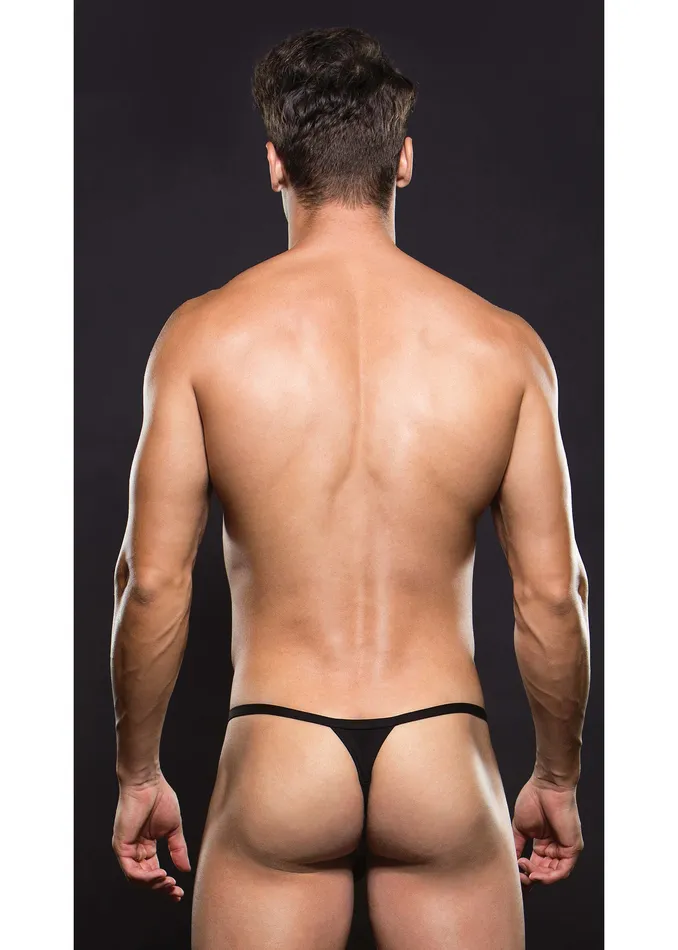 XGen Vibrators Microfiber Magnetic G String Blk