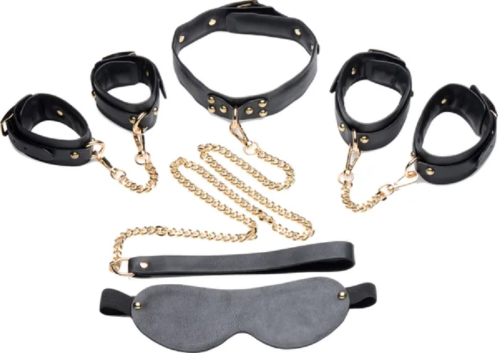 Xr Brands Couples Gold Submission Bondage Kit