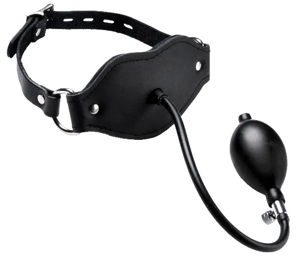 XR Brands Silencer Inflatable Locking Gag Male Sex Toys