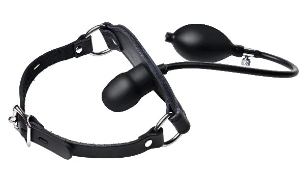 XR Brands Silencer Inflatable Locking Gag Male Sex Toys XR Brands Silencer Inflatable Locking Gag Male Sex Toys