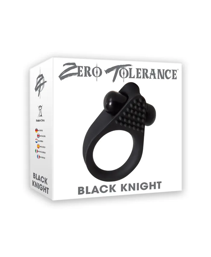 Zero Tolerance Male Sex Toys Zero Tolerance Black Knight Cock Ring Zero Tolerance Male Sex Toys Zero Tolerance Black Knight Cock Ring