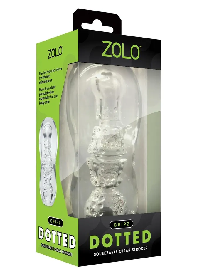 Zolo ZOLO Gripz Dotted Stroker Masturbator Male Sex Toys